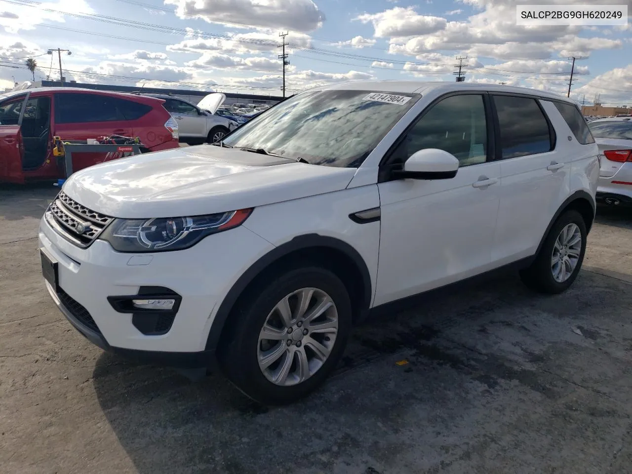 2016 Land Rover Discovery Sport Se VIN: SALCP2BG9GH620249 Lot: 42147904