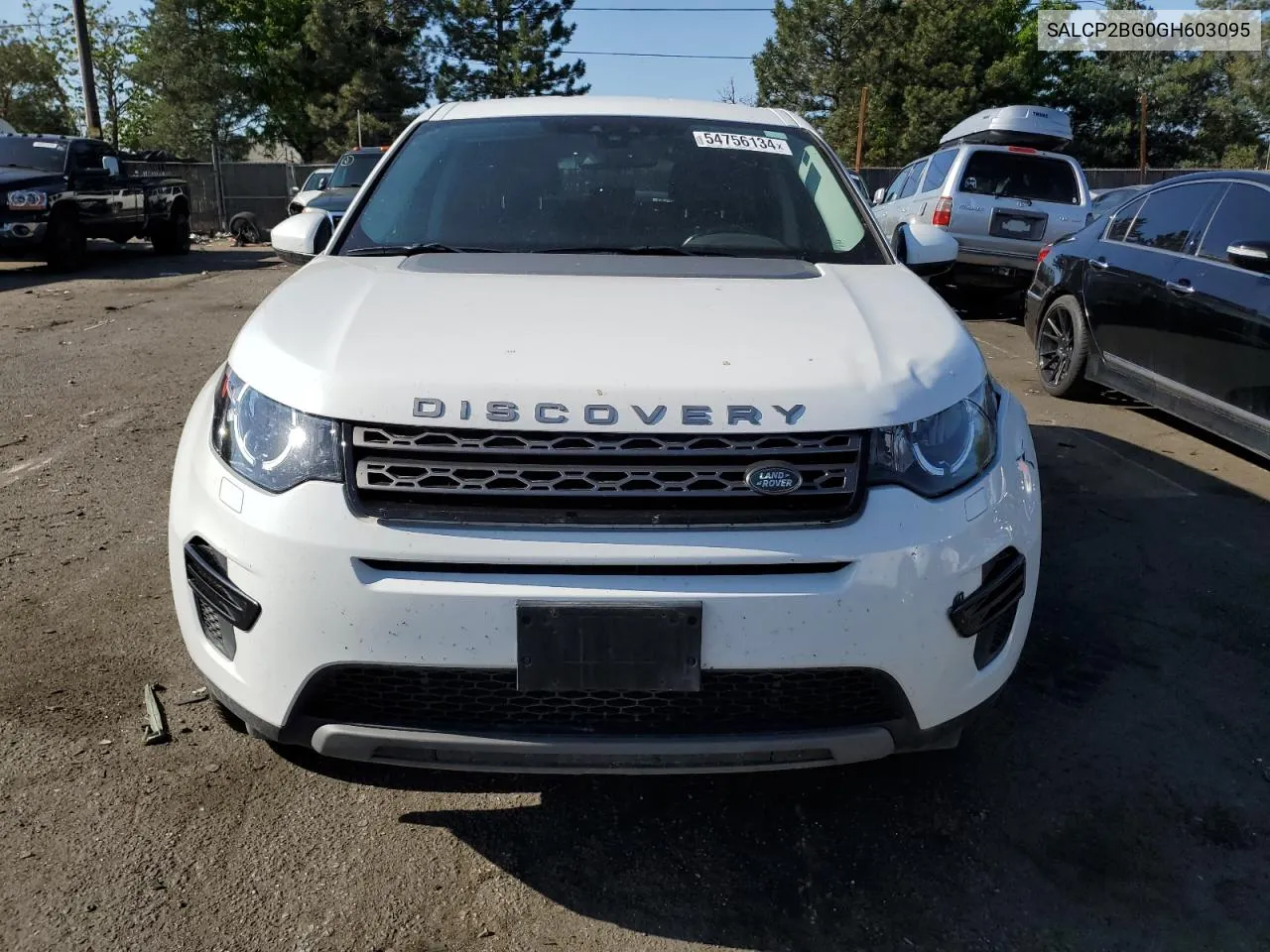 2016 Land Rover Discovery Sport Se VIN: SALCP2BG0GH603095 Lot: 54756134