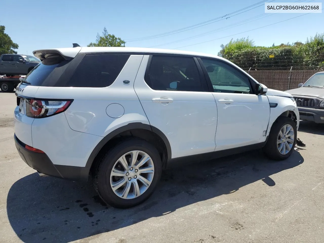 2016 Land Rover Discovery Sport Se VIN: SALCP2BG6GH622668 Lot: 55331554