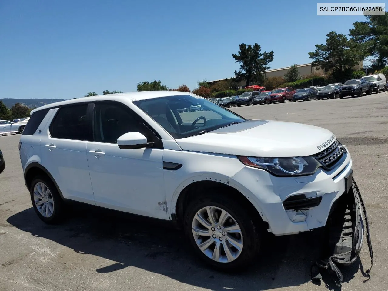 SALCP2BG6GH622668 2016 Land Rover Discovery Sport Se