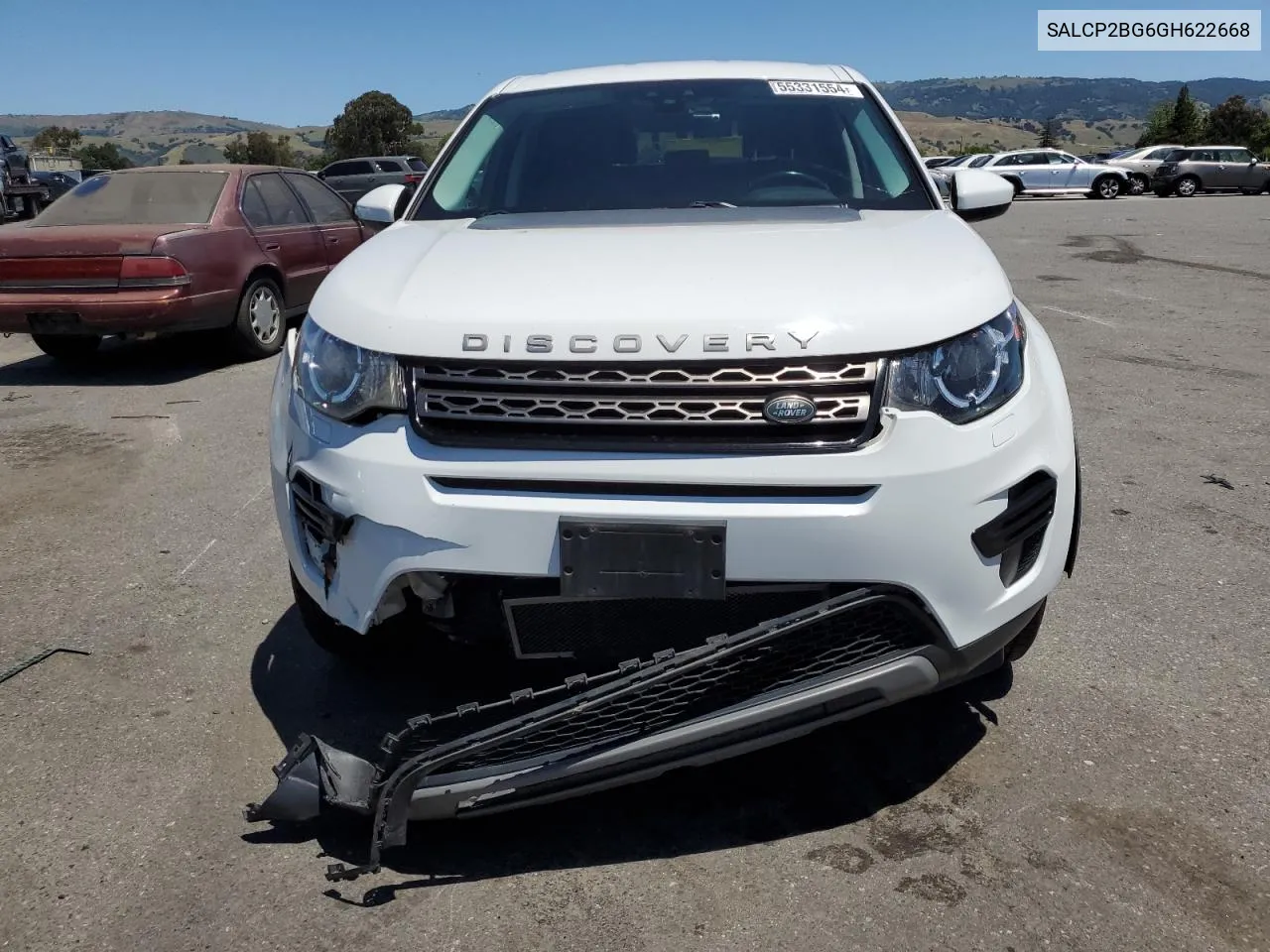 2016 Land Rover Discovery Sport Se VIN: SALCP2BG6GH622668 Lot: 55331554