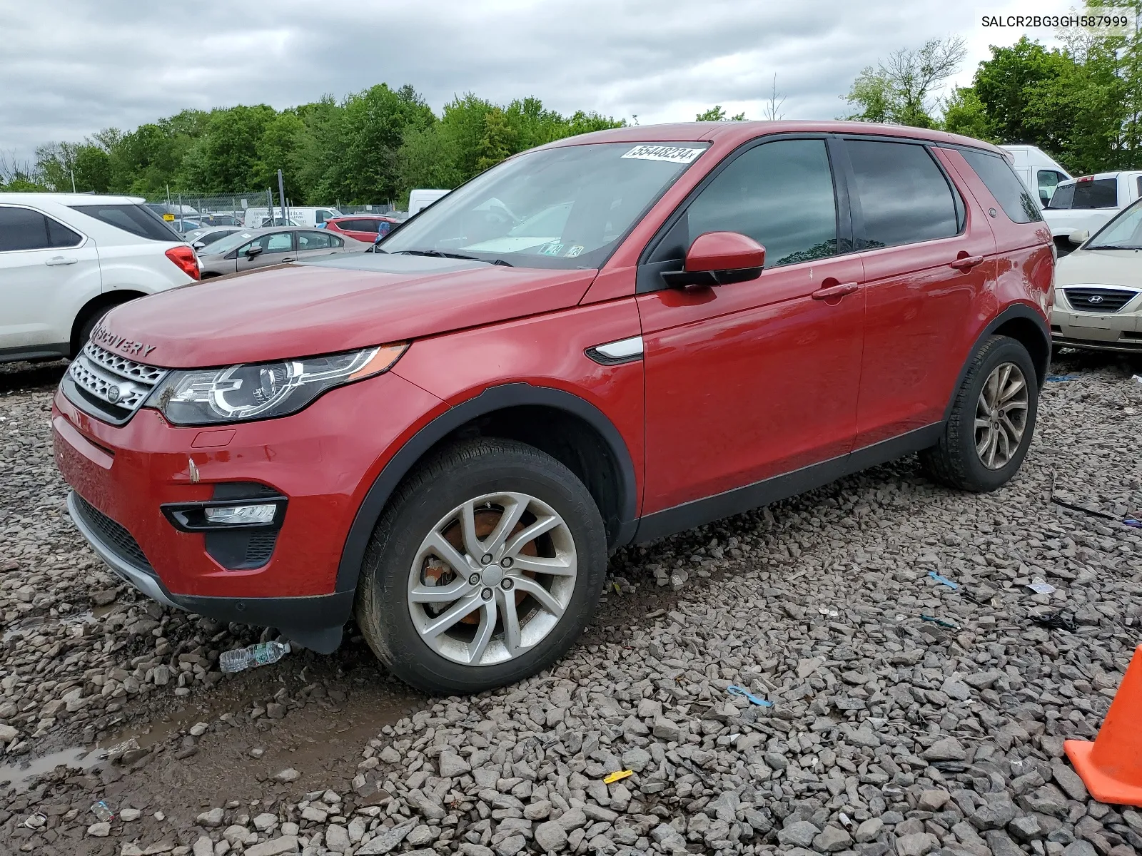 SALCR2BG3GH587999 2016 Land Rover Discovery Sport Hse