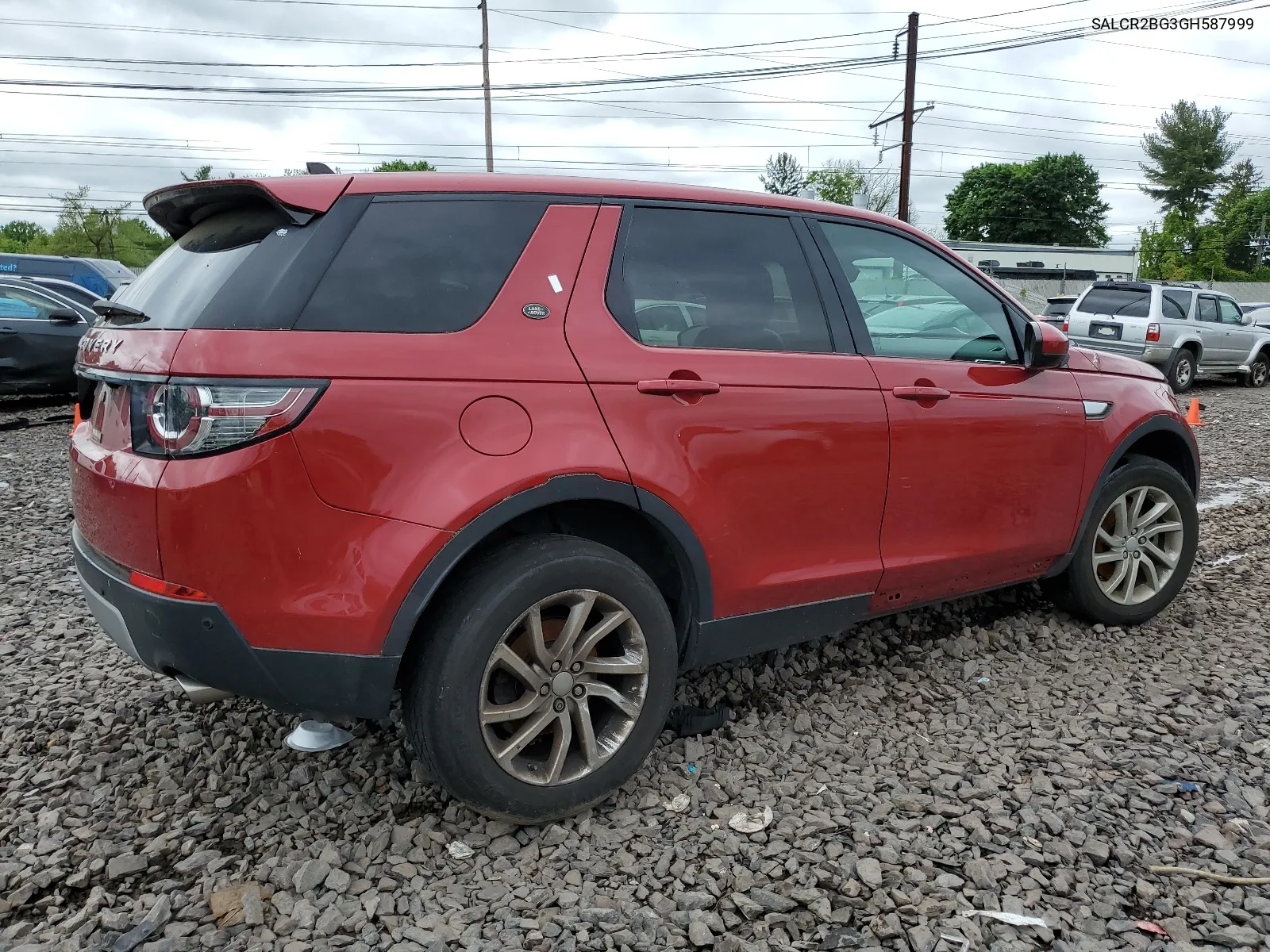 2016 Land Rover Discovery Sport Hse VIN: SALCR2BG3GH587999 Lot: 55448234