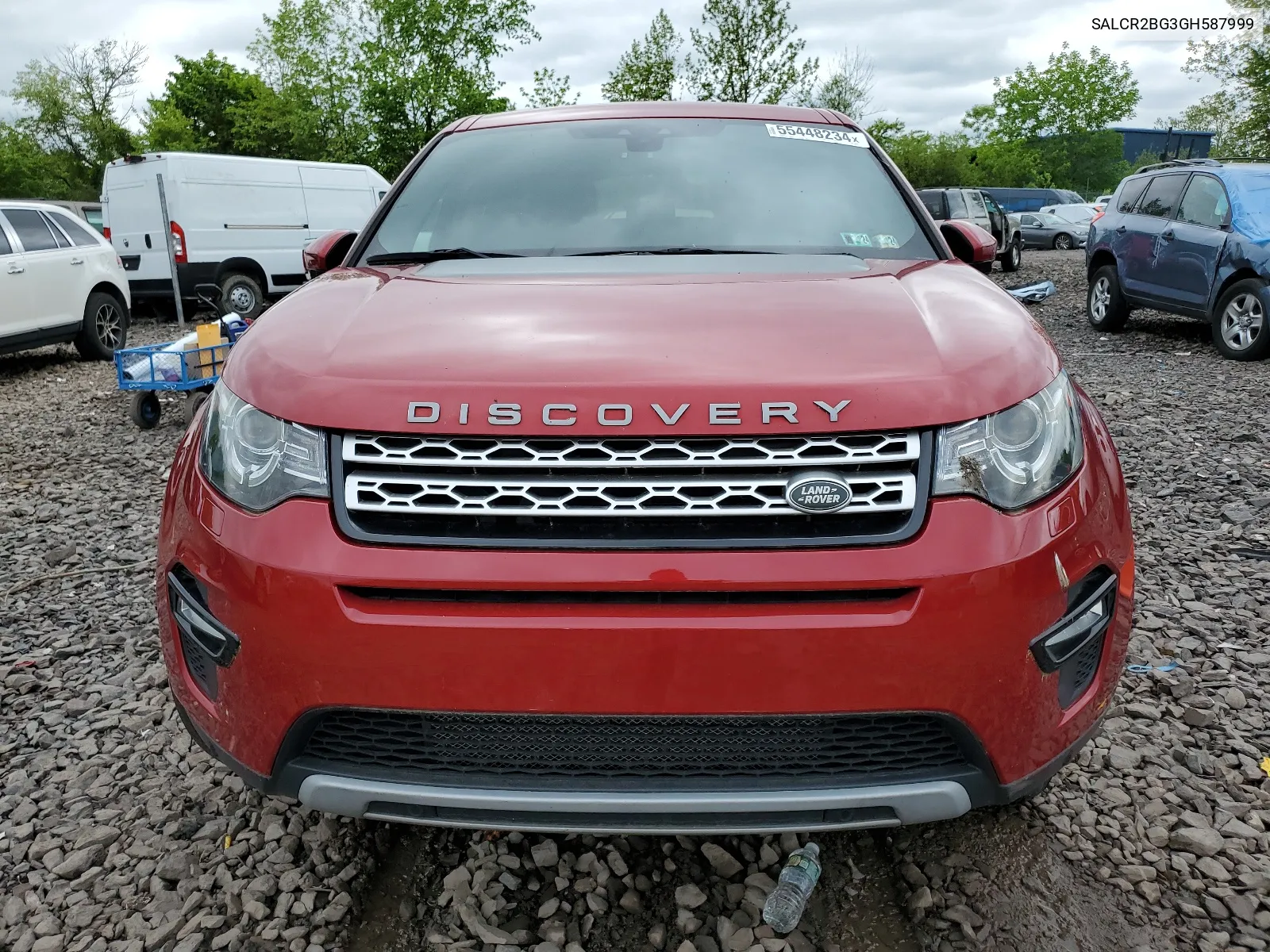 2016 Land Rover Discovery Sport Hse VIN: SALCR2BG3GH587999 Lot: 55448234