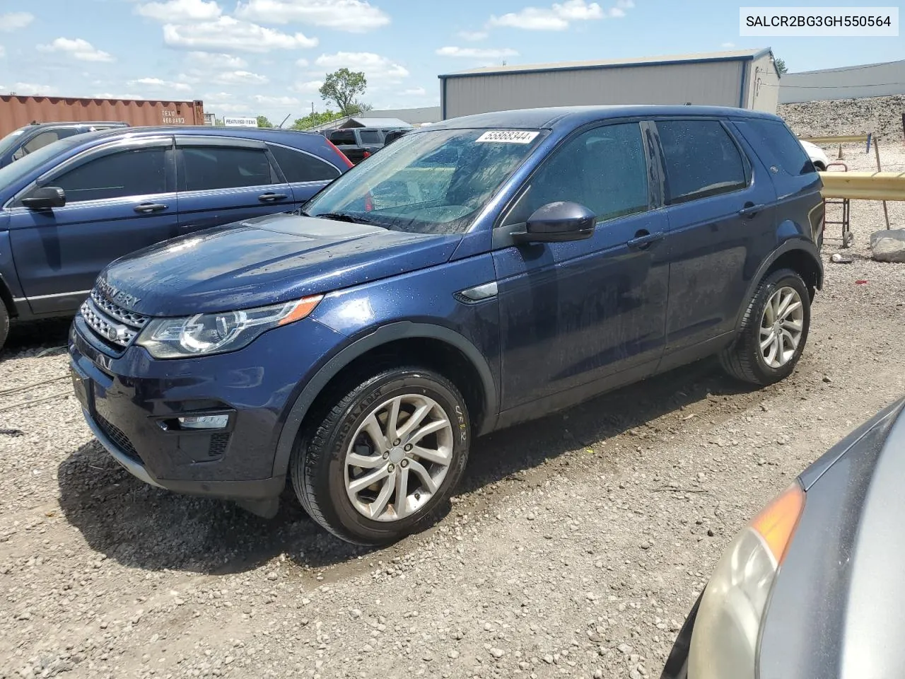 2016 Land Rover Discovery Sport Hse VIN: SALCR2BG3GH550564 Lot: 55868344