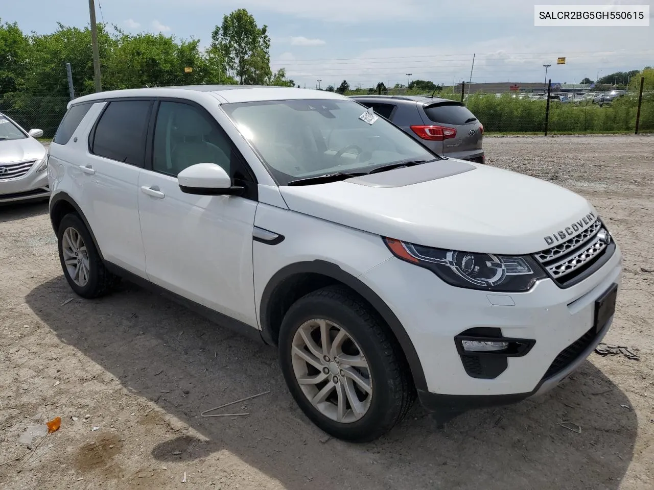 2016 Land Rover Discovery Sport Hse VIN: SALCR2BG5GH550615 Lot: 56521694