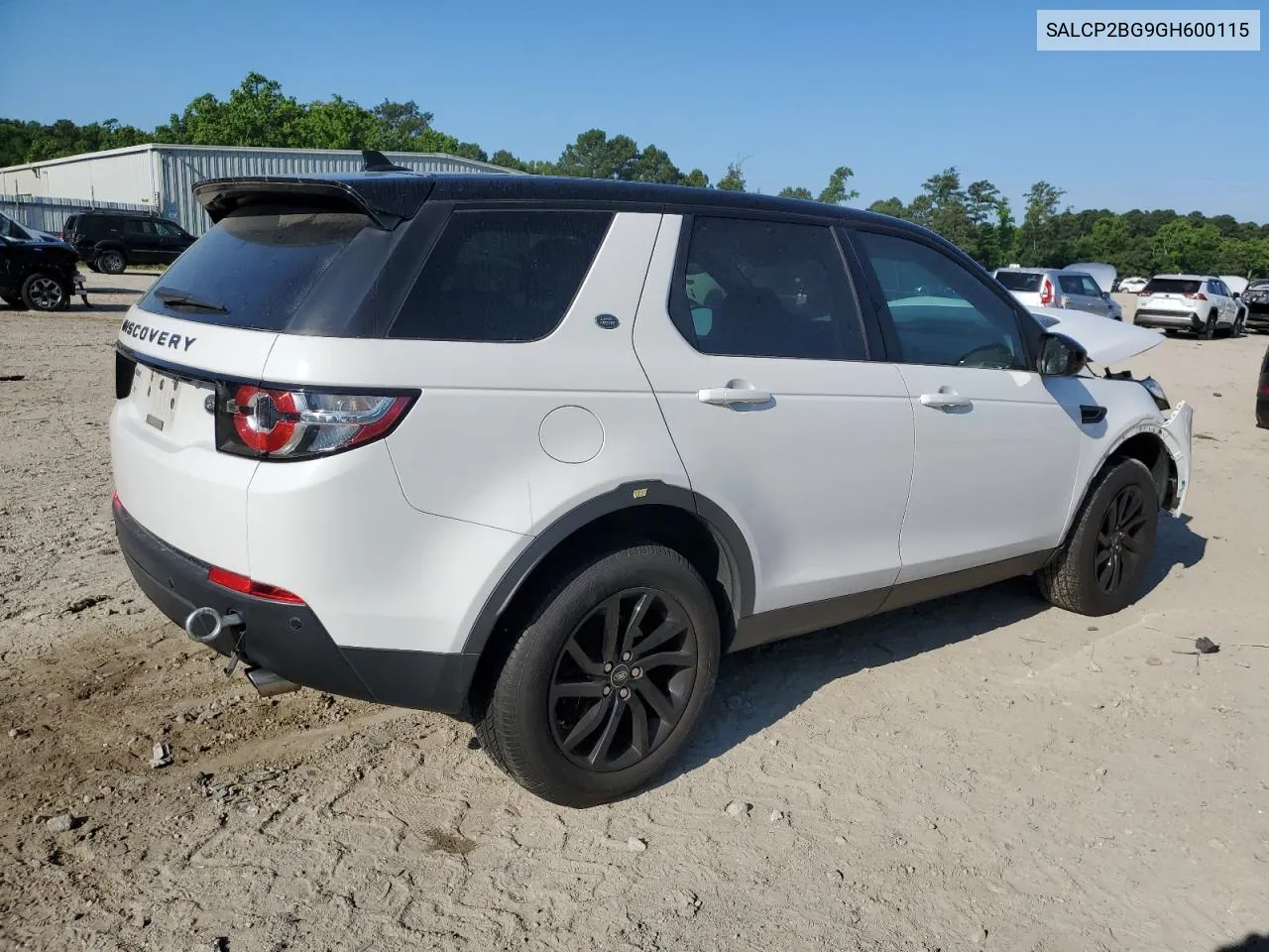 SALCP2BG9GH600115 2016 Land Rover Discovery Sport Se