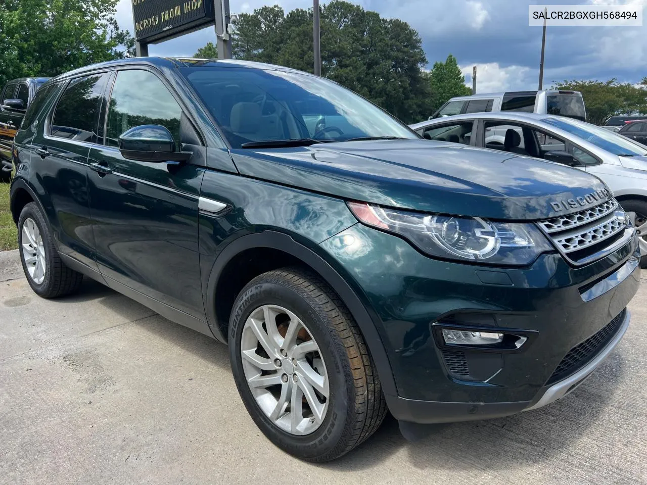 2016 Land Rover Discovery Sport Hse VIN: SALCR2BGXGH568494 Lot: 56940094