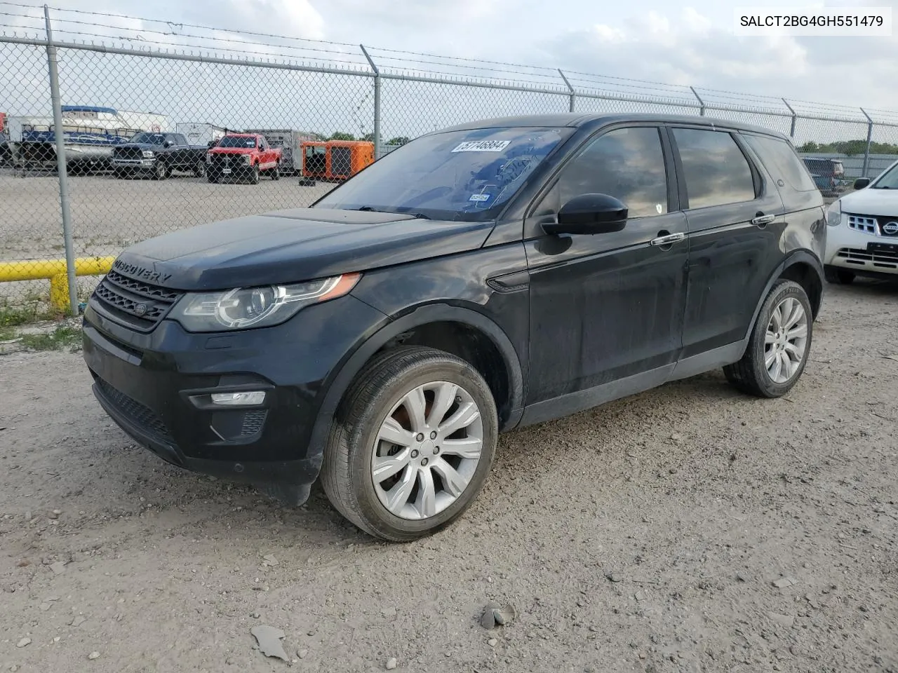 2016 Land Rover Discovery Sport Hse Luxury VIN: SALCT2BG4GH551479 Lot: 57746884