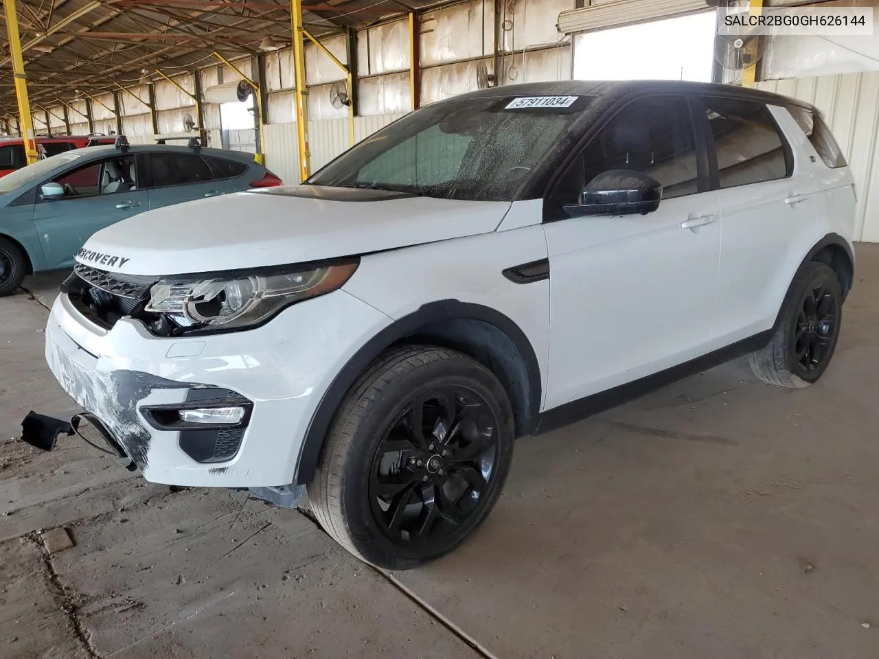 2016 Land Rover Discovery Sport Hse VIN: SALCR2BG0GH626144 Lot: 57911034