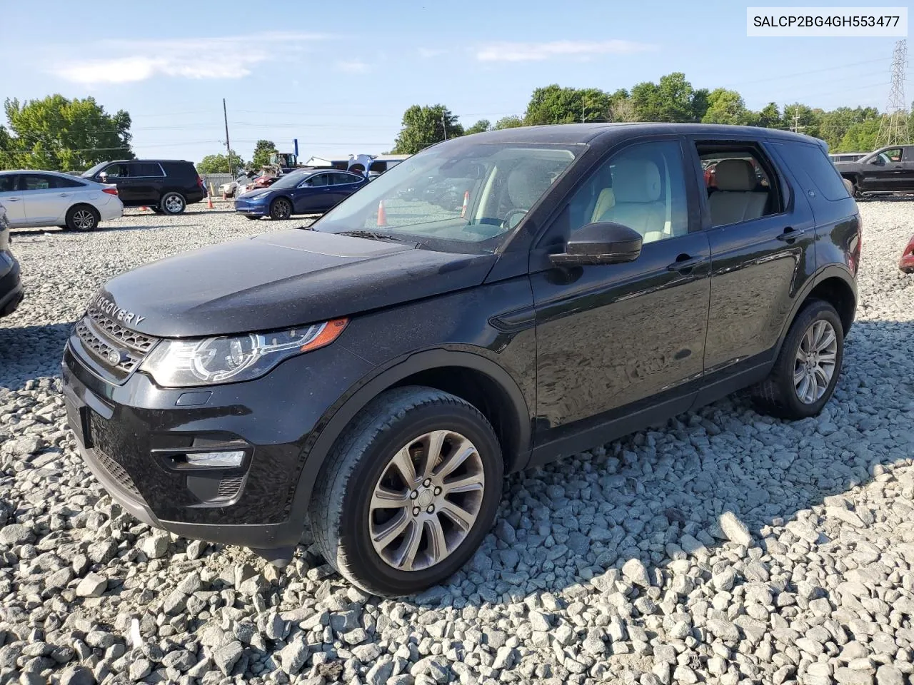 2016 Land Rover Discovery Sport Se VIN: SALCP2BG4GH553477 Lot: 59734094