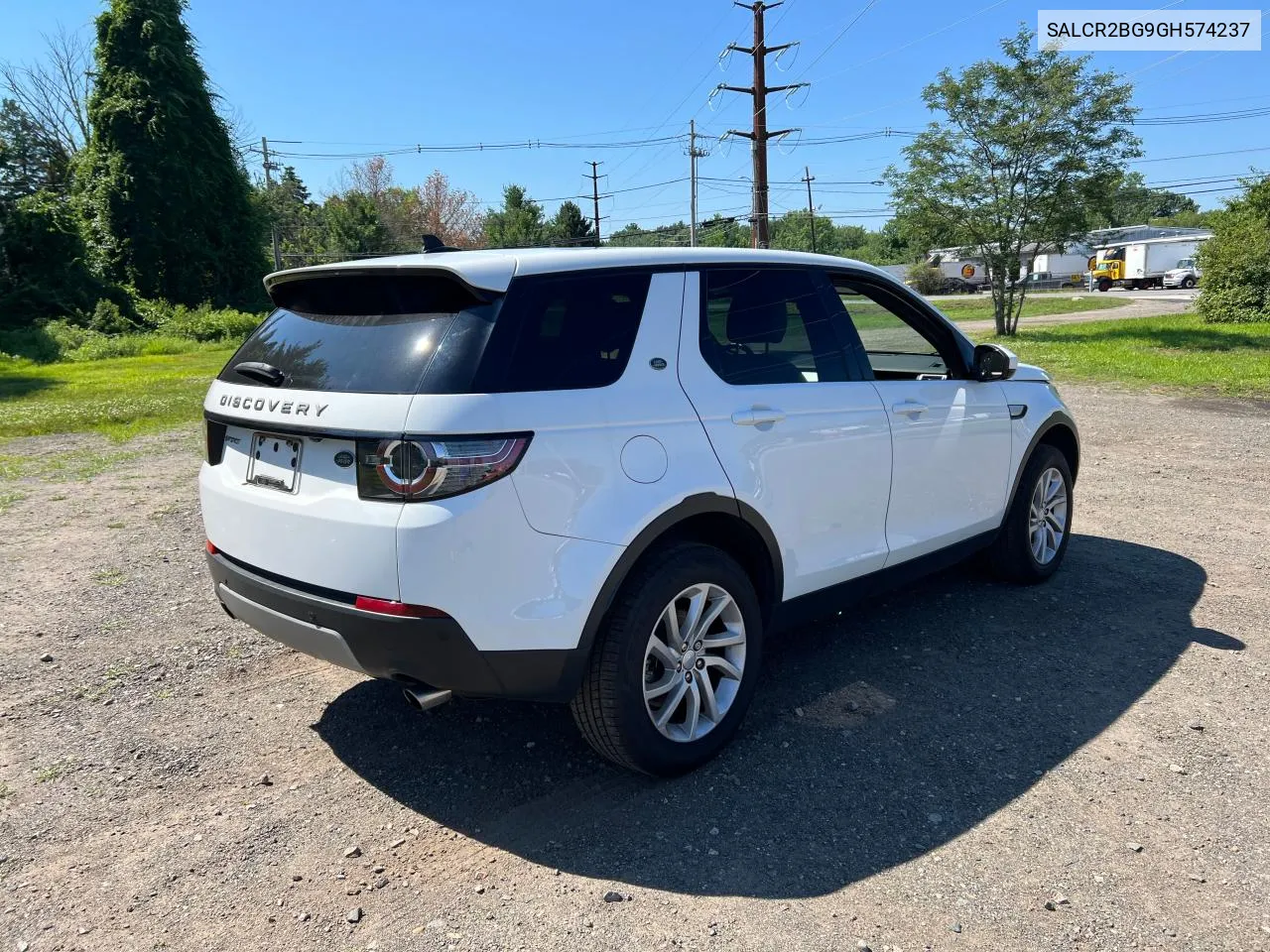 2016 Land Rover Discovery Sport Hse VIN: SALCR2BG9GH574237 Lot: 62415684