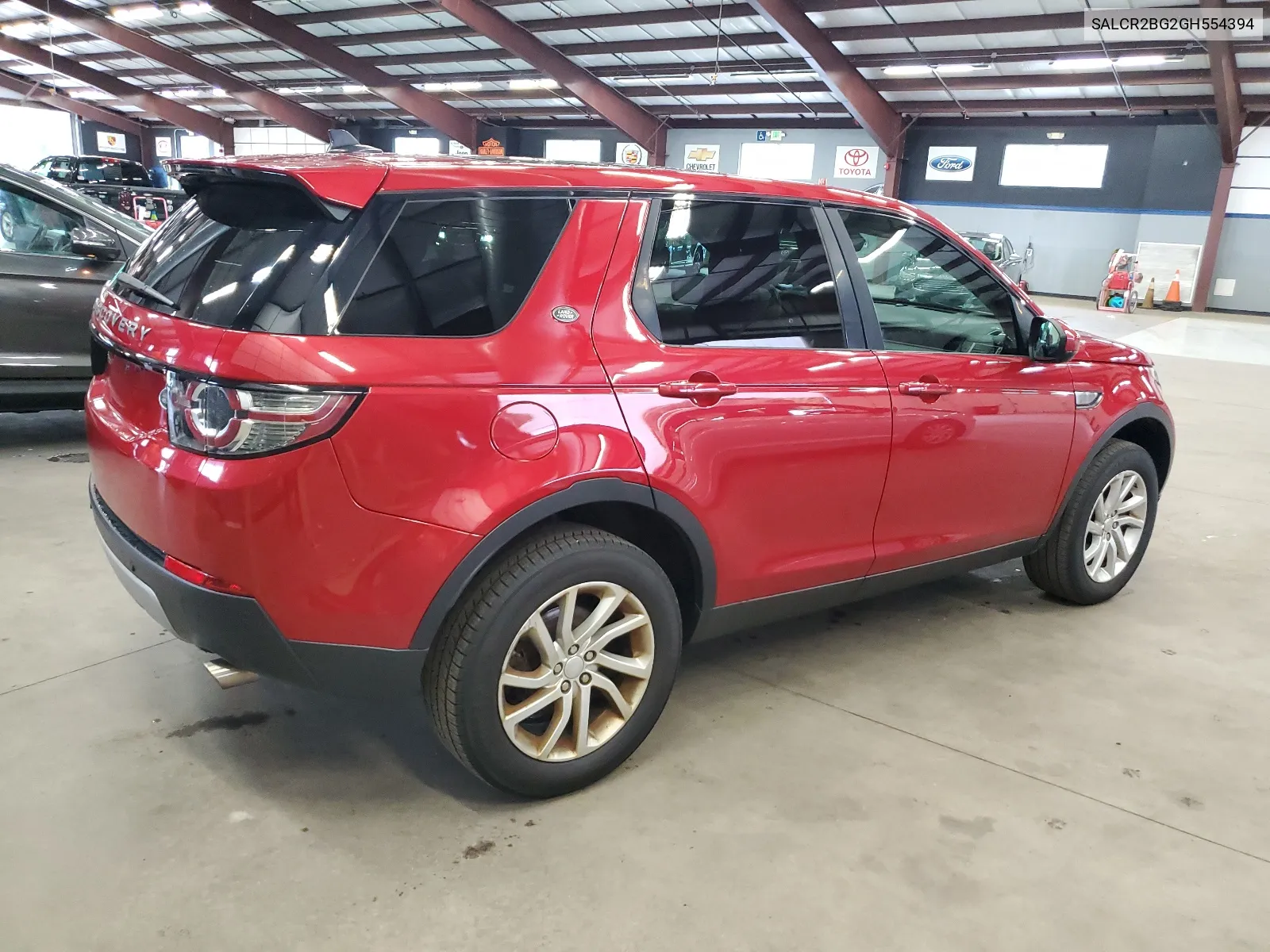 2016 Land Rover Discovery Sport Hse VIN: SALCR2BG2GH554394 Lot: 64819364