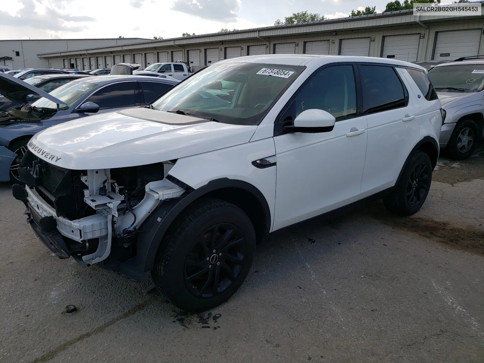 2016 Land Rover Discovery Sport Hse VIN: SALCR2BG2GH545453 Lot: 67348054