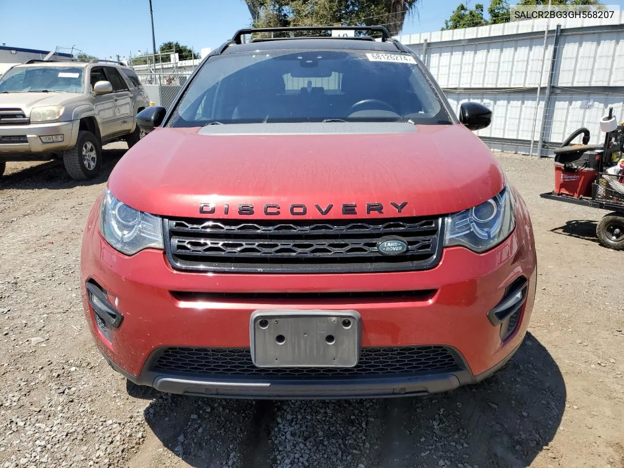 2016 Land Rover Discovery Sport Hse VIN: SALCR2BG3GH568207 Lot: 68126274