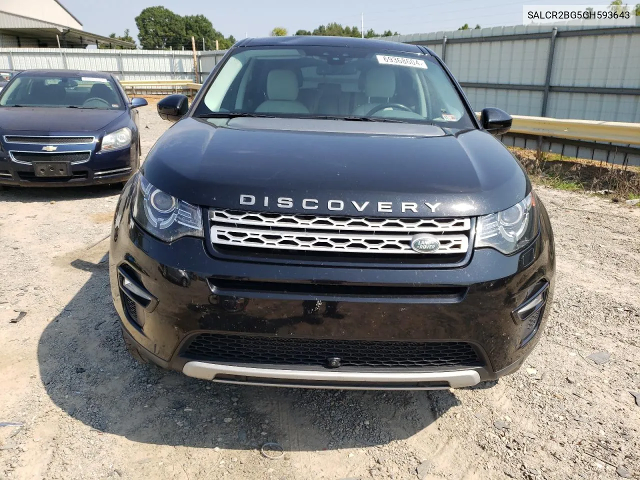 2016 Land Rover Discovery Sport Hse VIN: SALCR2BG5GH593643 Lot: 69368604