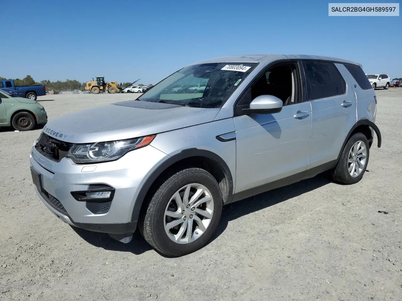 2016 Land Rover Discovery Sport Hse VIN: SALCR2BG4GH589597 Lot: 70803094