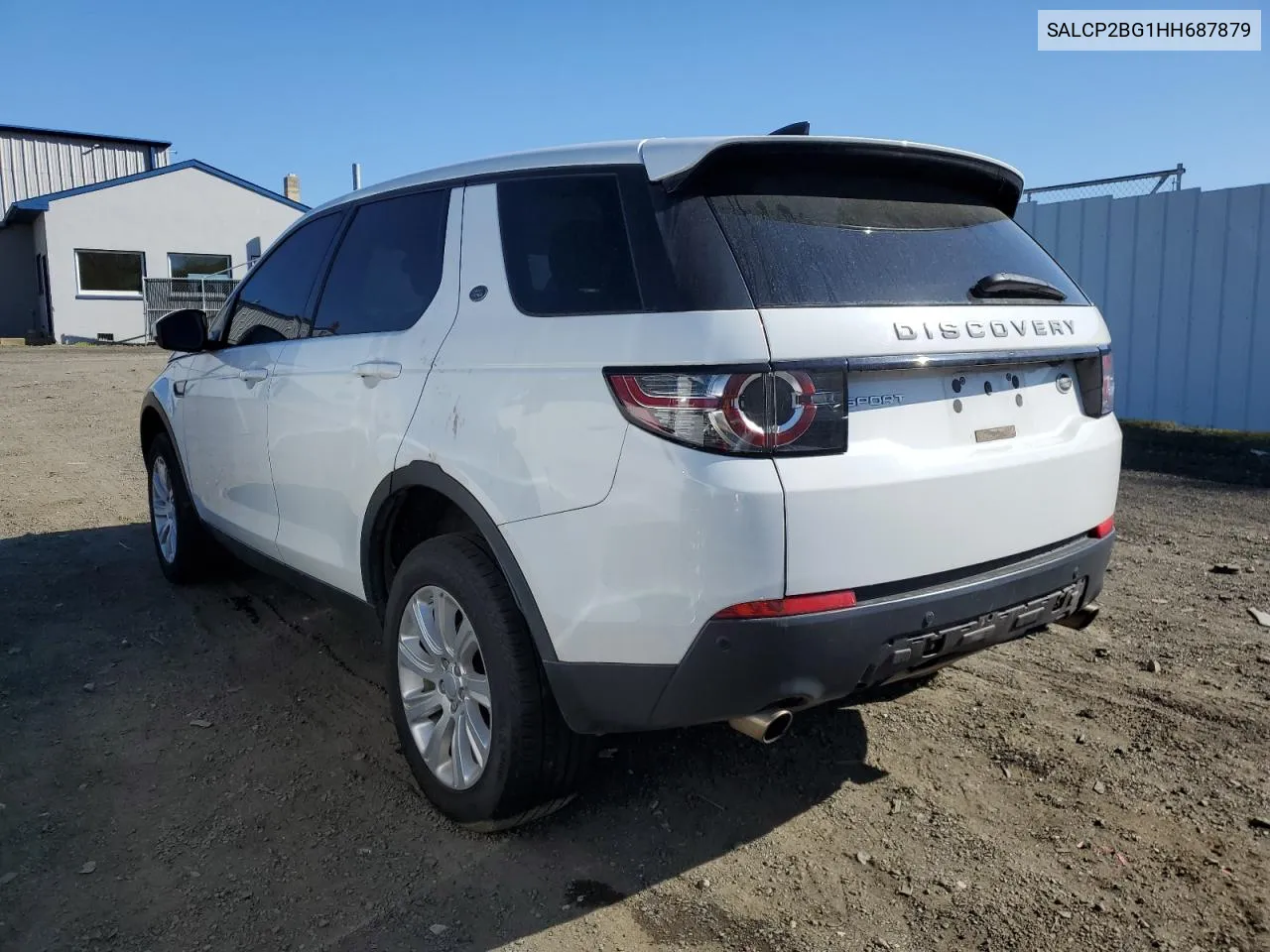 2017 Land Rover Discovery Sport Se VIN: SALCP2BG1HH687879 Lot: 52629874