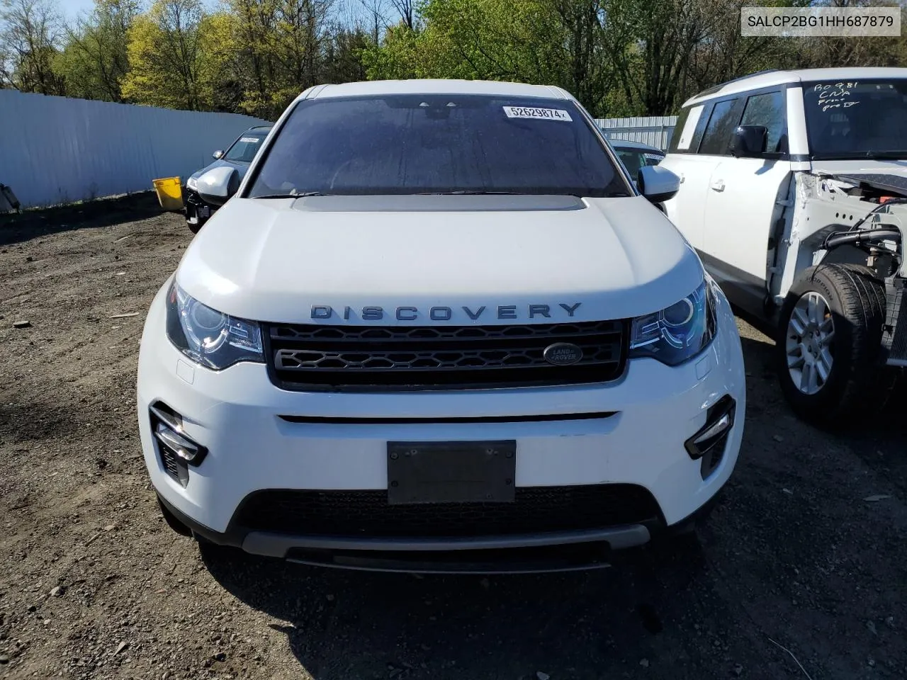 2017 Land Rover Discovery Sport Se VIN: SALCP2BG1HH687879 Lot: 52629874