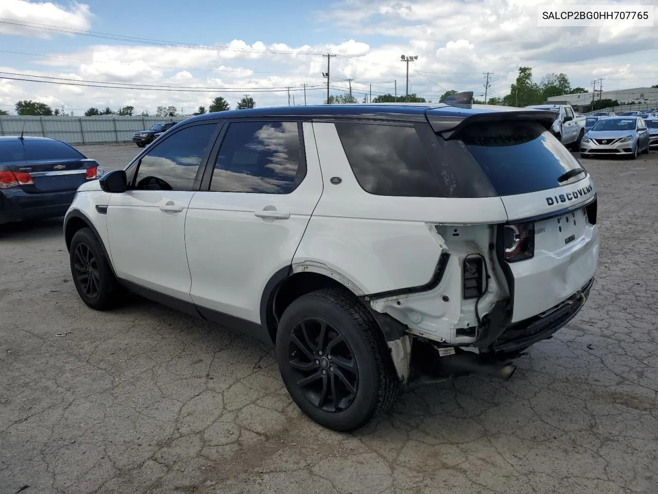 2017 Land Rover Discovery Sport Se VIN: SALCP2BG0HH707765 Lot: 54182124