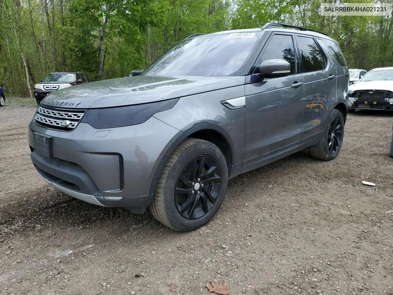 2017 Land Rover Discovery Hse VIN: SALRRBBK4HA021231 Lot: 54582554