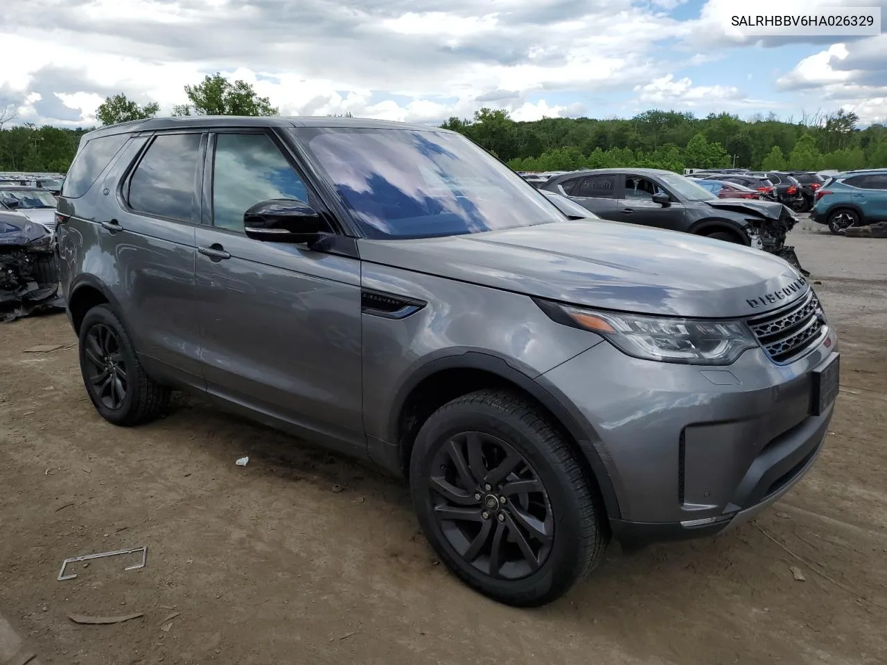 2017 Land Rover Discovery Hse Luxury VIN: SALRHBBV6HA026329 Lot: 56125044