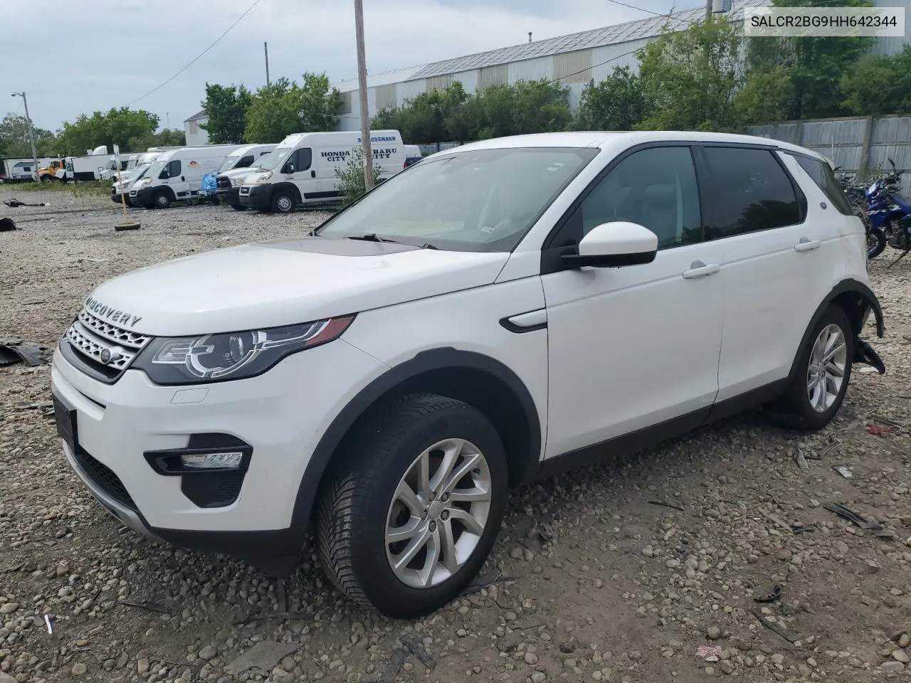 2017 Land Rover Discovery Sport Hse VIN: SALCR2BG9HH642344 Lot: 58774894