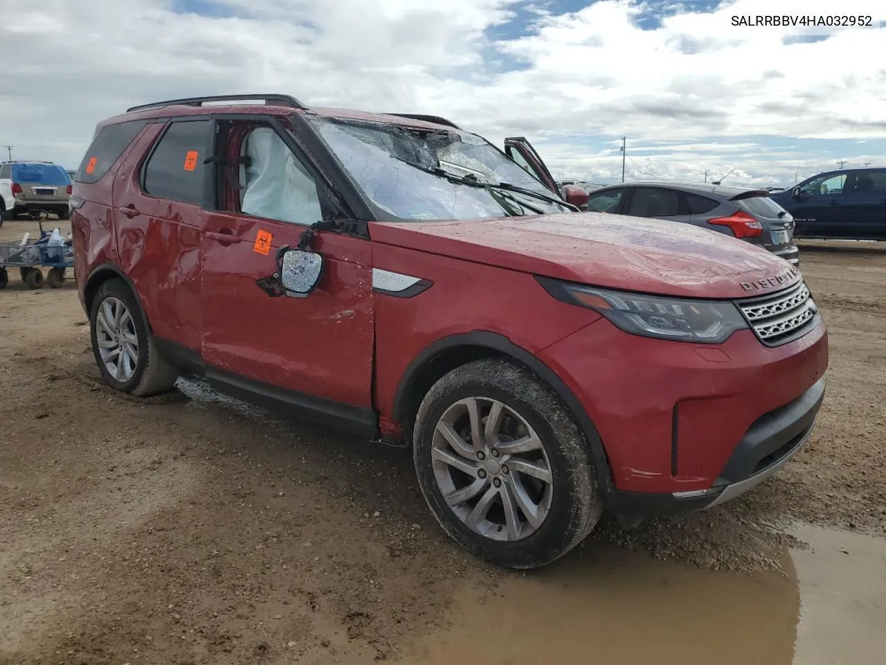 2017 Land Rover Discovery Hse VIN: SALRRBBV4HA032952 Lot: 59853754