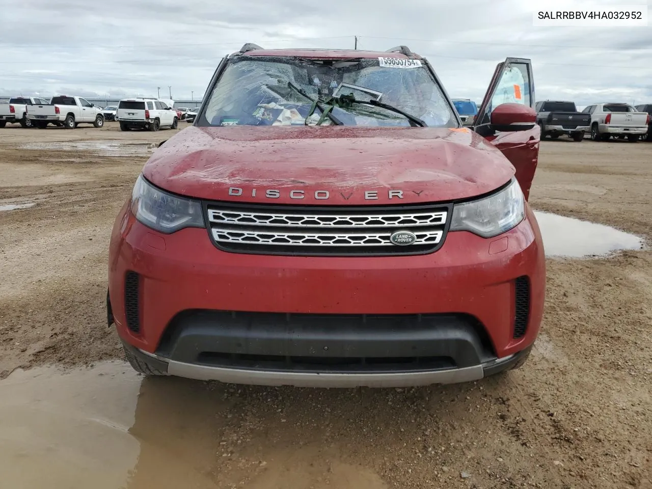 2017 Land Rover Discovery Hse VIN: SALRRBBV4HA032952 Lot: 59853754