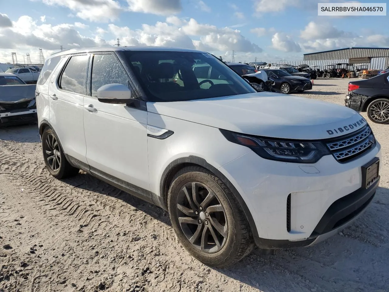 2017 Land Rover Discovery Hse VIN: SALRRBBV5HA046570 Lot: 60373474