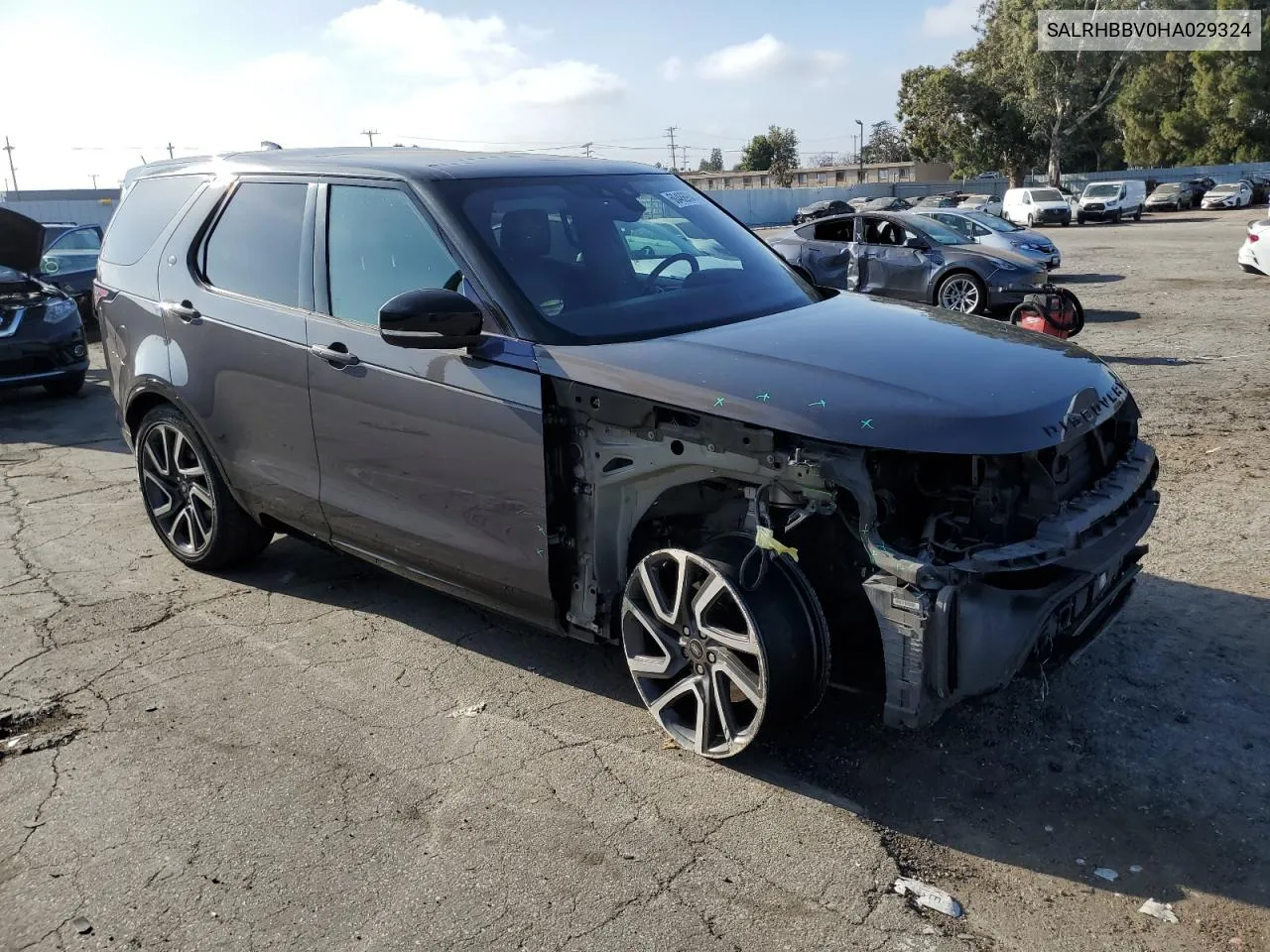 2017 Land Rover Discovery Hse Luxury VIN: SALRHBBV0HA029324 Lot: 60486934