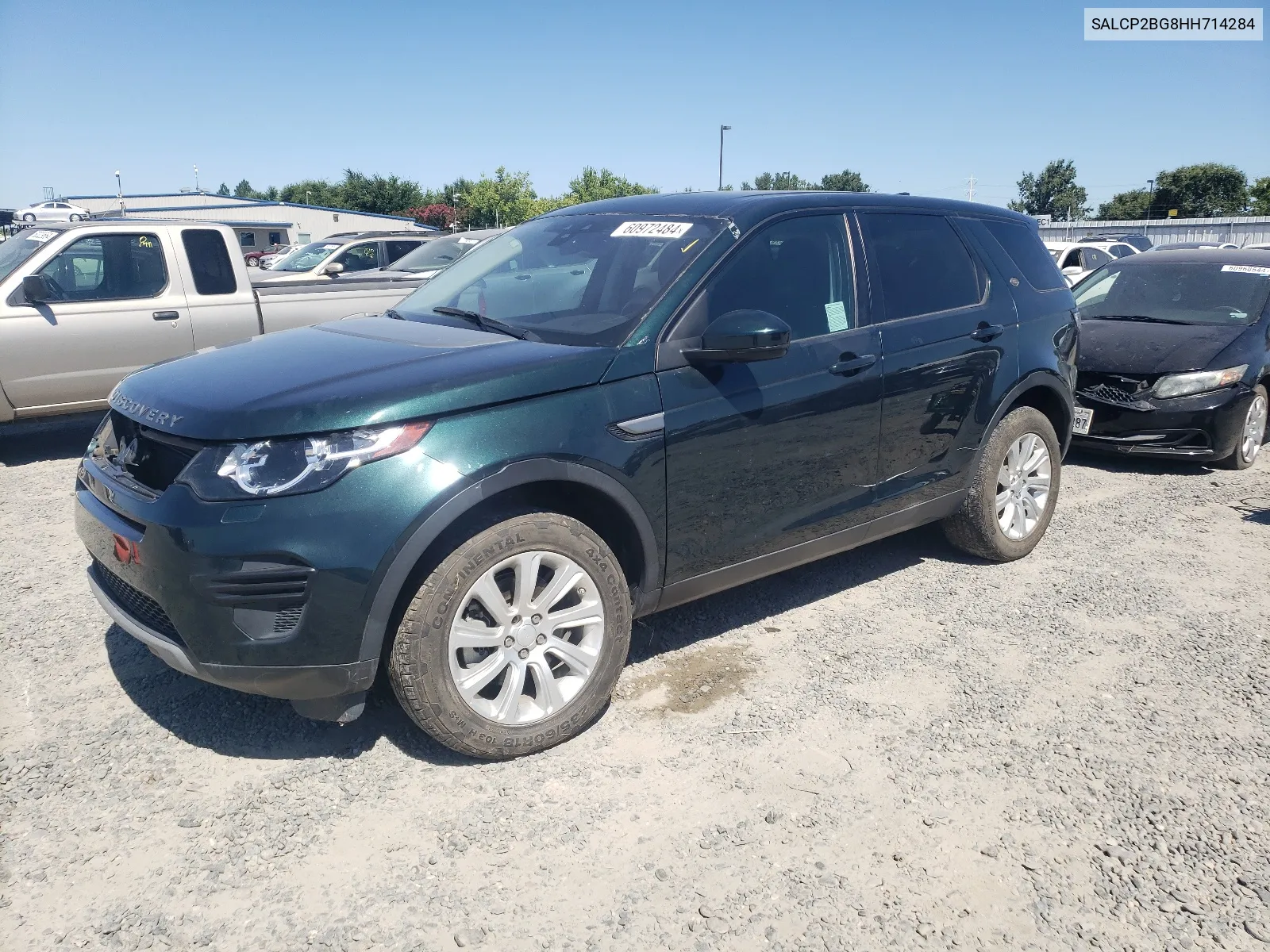 2017 Land Rover Discovery Sport Se VIN: SALCP2BG8HH714284 Lot: 60972484