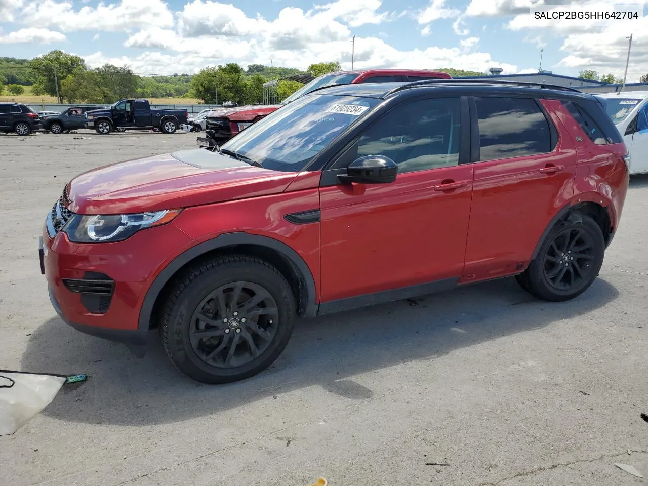 2017 Land Rover Discovery Sport Se VIN: SALCP2BG5HH642704 Lot: 61925234