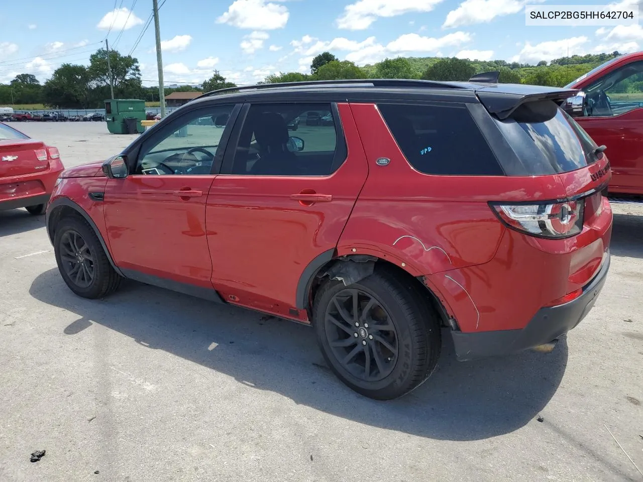 SALCP2BG5HH642704 2017 Land Rover Discovery Sport Se