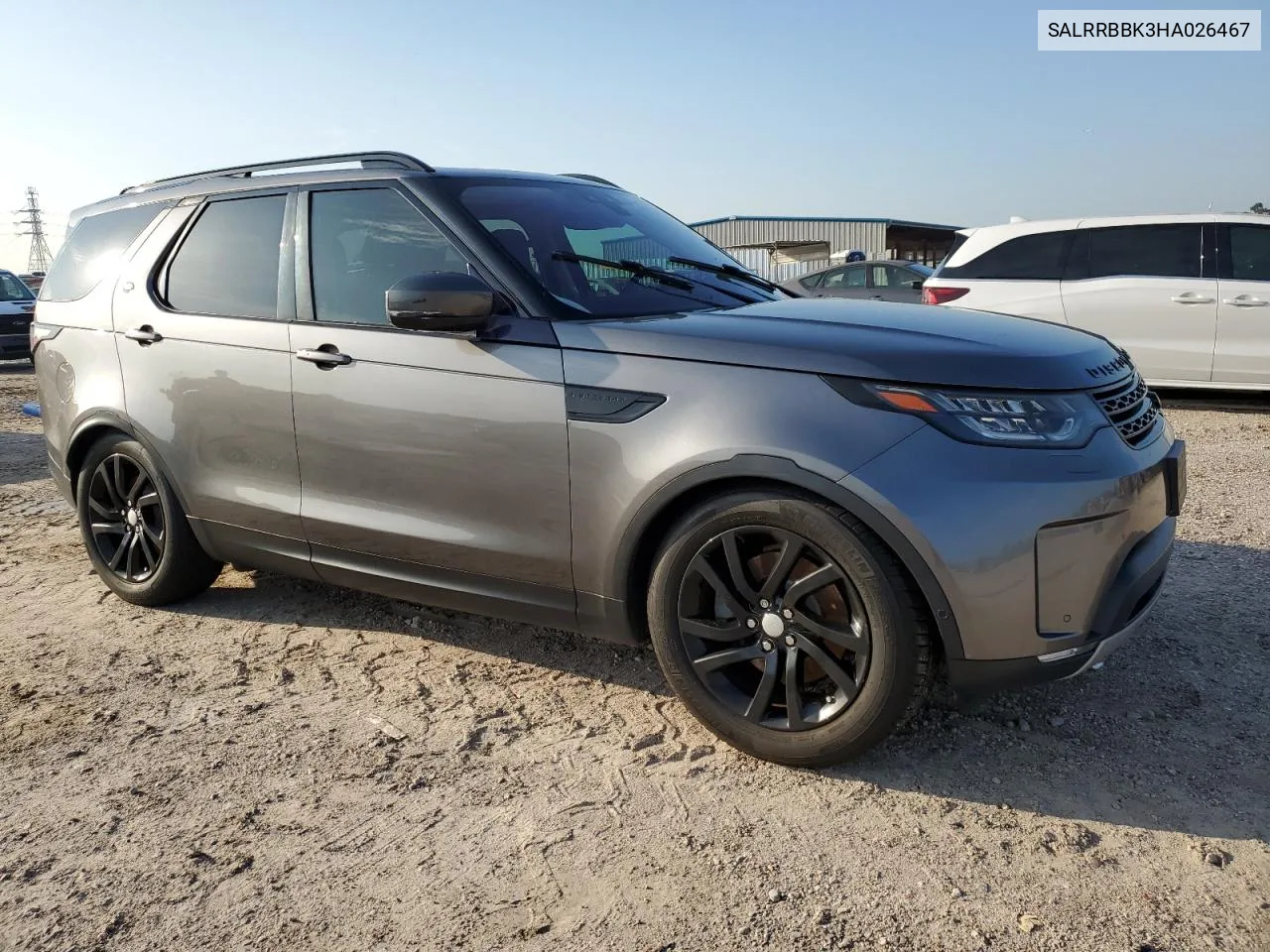 2017 Land Rover Discovery Hse VIN: SALRRBBK3HA026467 Lot: 62126734