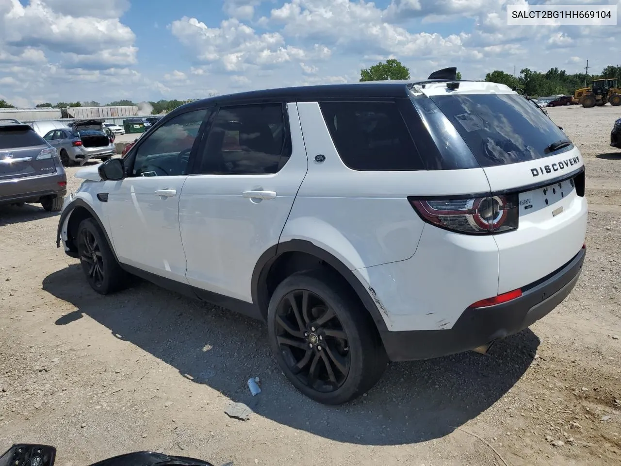 2017 Land Rover Discovery Sport Hse Luxury VIN: SALCT2BG1HH669104 Lot: 62247564