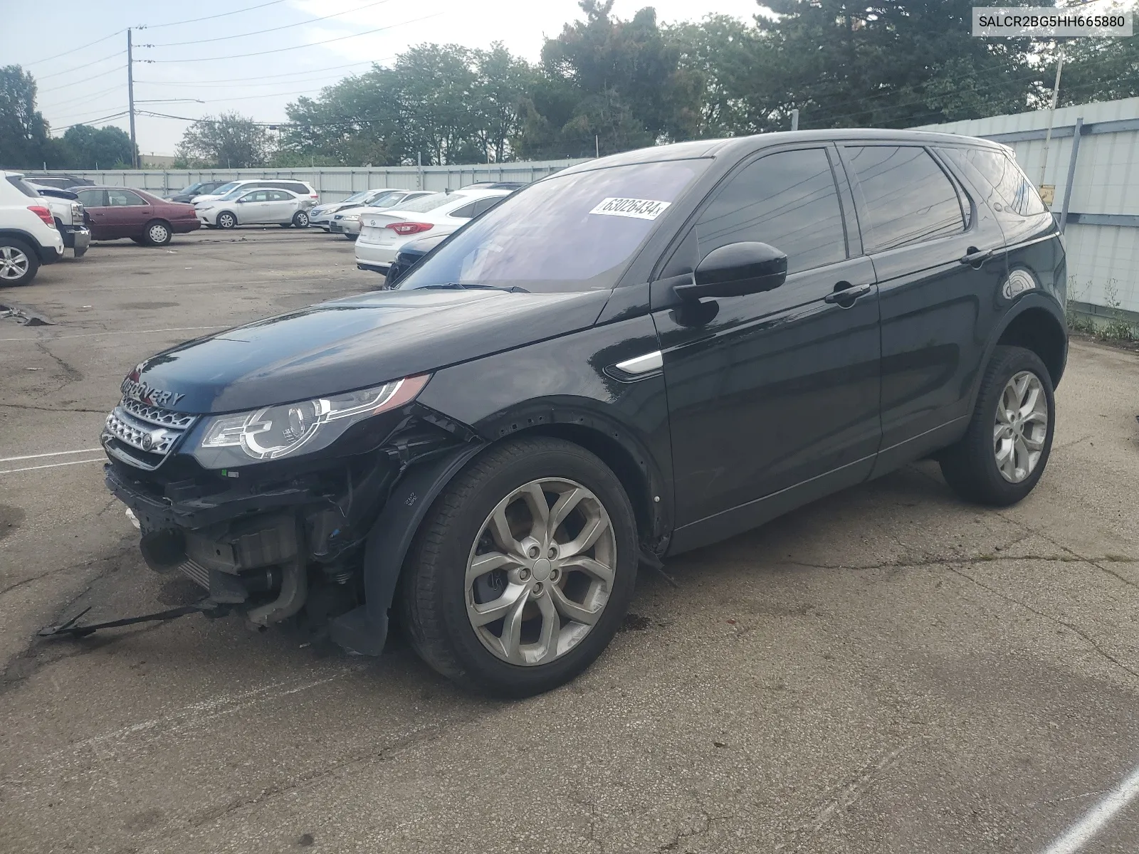 2017 Land Rover Discovery Sport Hse VIN: SALCR2BG5HH665880 Lot: 63026434