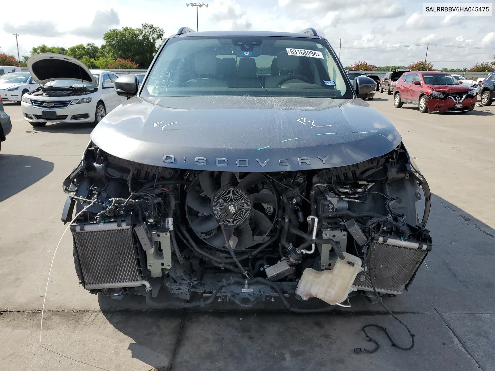 SALRRBBV6HA045475 2017 Land Rover Discovery Hse