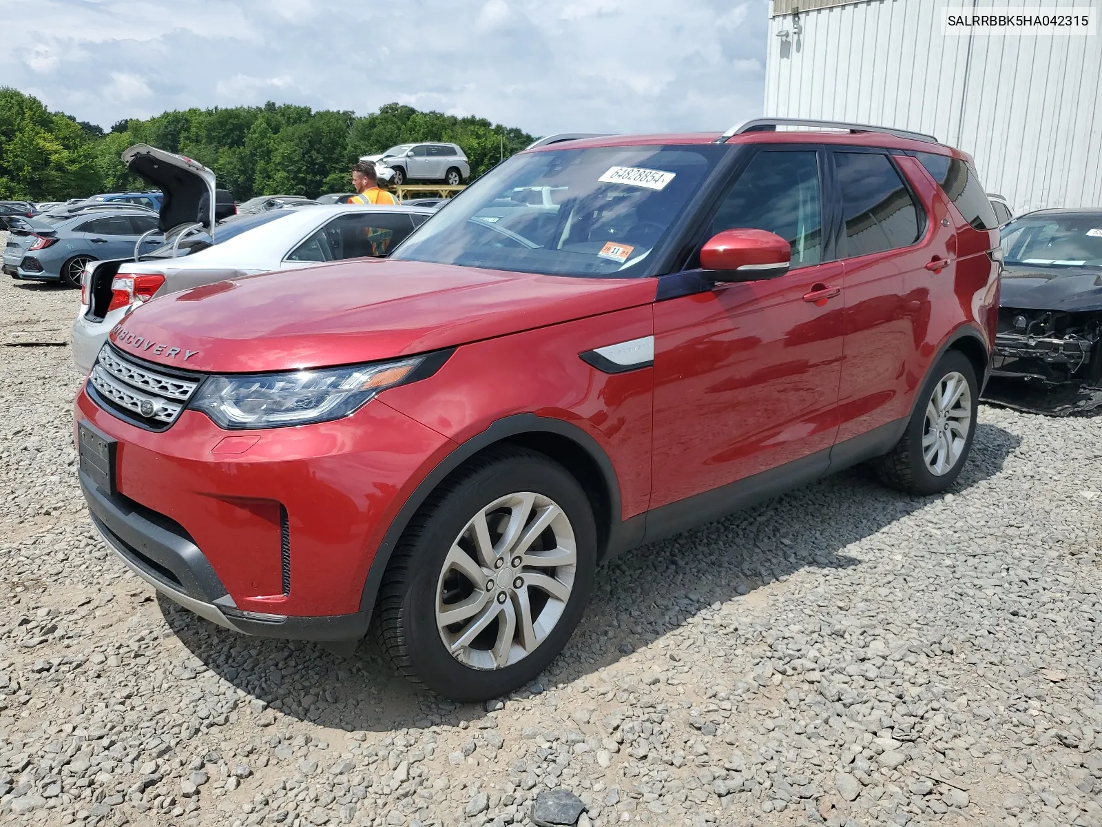 2017 Land Rover Discovery Hse VIN: SALRRBBK5HA042315 Lot: 64828854