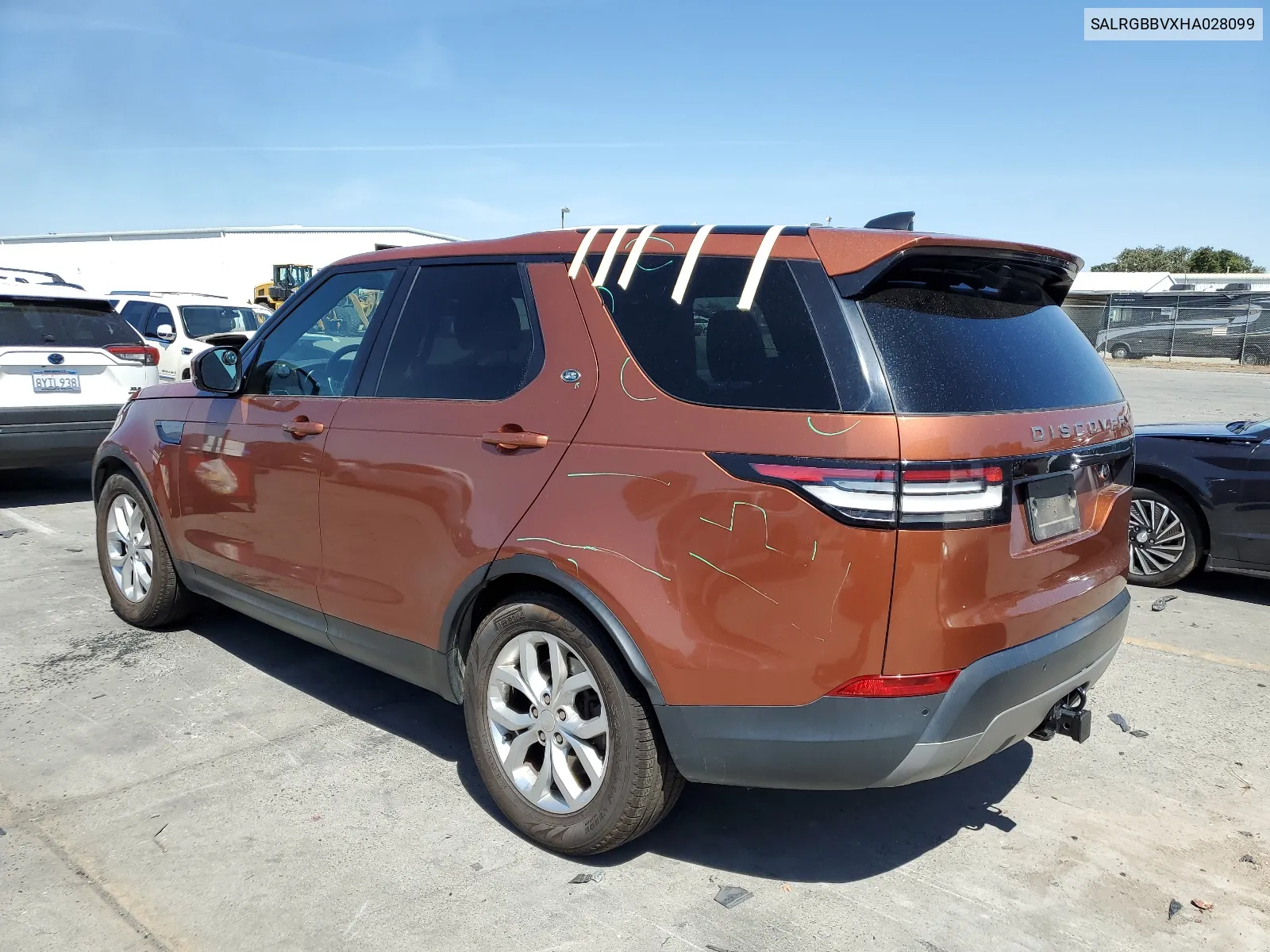 2017 Land Rover Discovery Se VIN: SALRGBBVXHA028099 Lot: 68575324