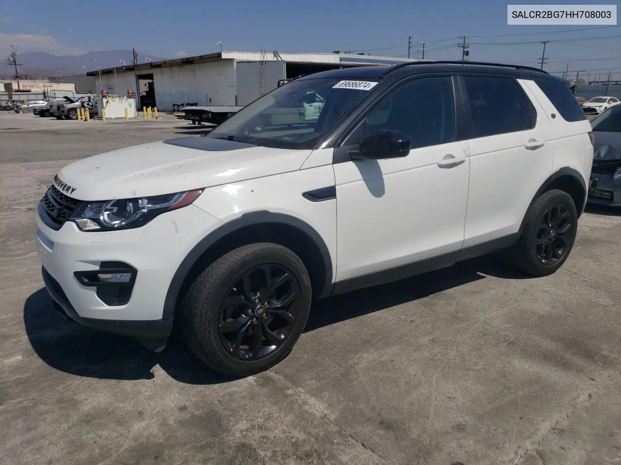 2017 Land Rover Discovery Sport Hse VIN: SALCR2BG7HH708003 Lot: 69686874