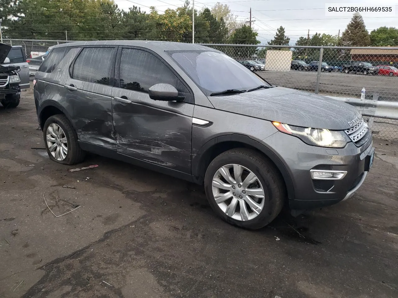 2017 Land Rover Discovery Sport Hse Luxury VIN: SALCT2BG6HH669535 Lot: 70025034