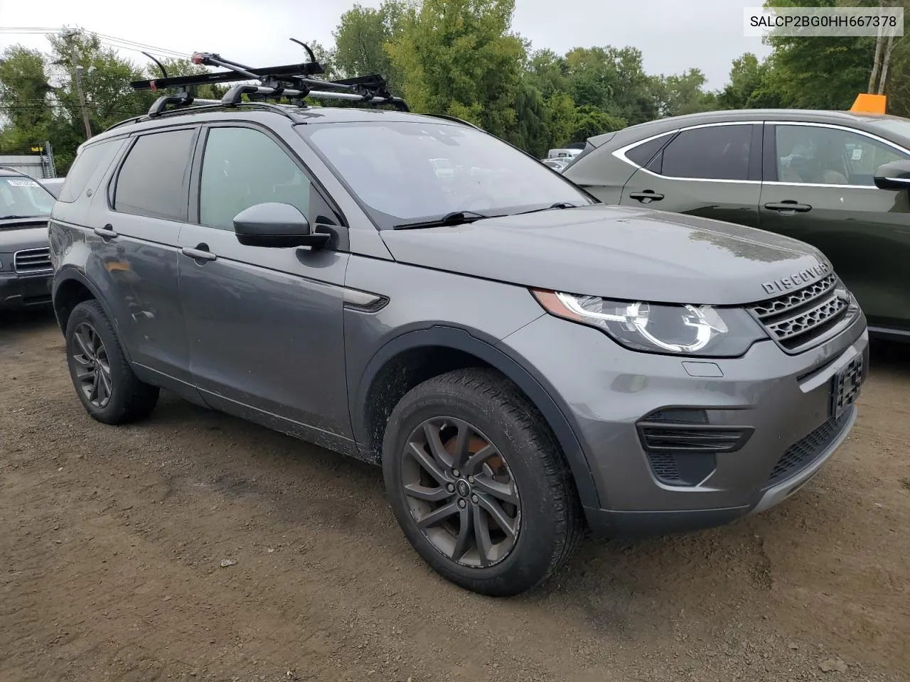 2017 Land Rover Discovery Sport Se VIN: SALCP2BG0HH667378 Lot: 70239044