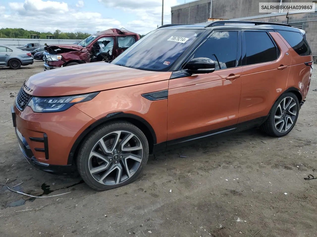 2017 Land Rover Discovery Hse Luxury VIN: SALRHBBK6HA039863 Lot: 70679214