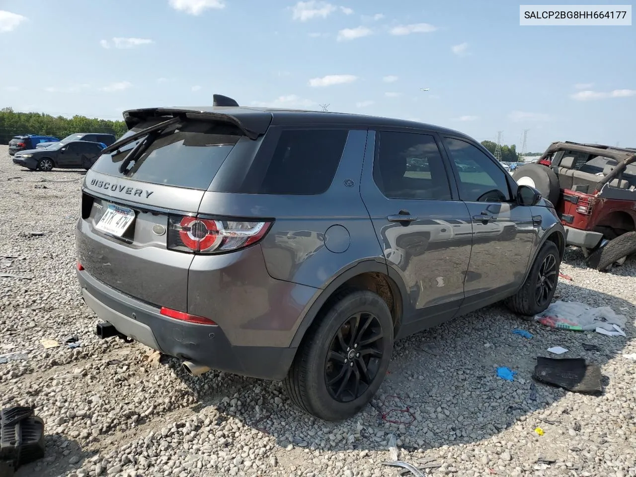 2017 Land Rover Discovery Sport Se VIN: SALCP2BG8HH664177 Lot: 70806944