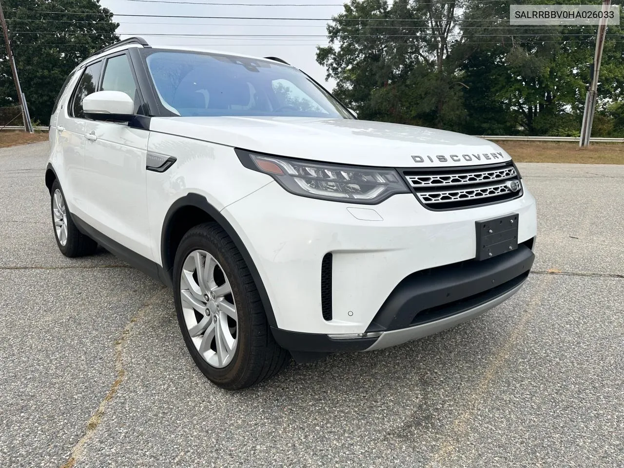 2017 Land Rover Discovery Hse VIN: SALRRBBV0HA026033 Lot: 72462514