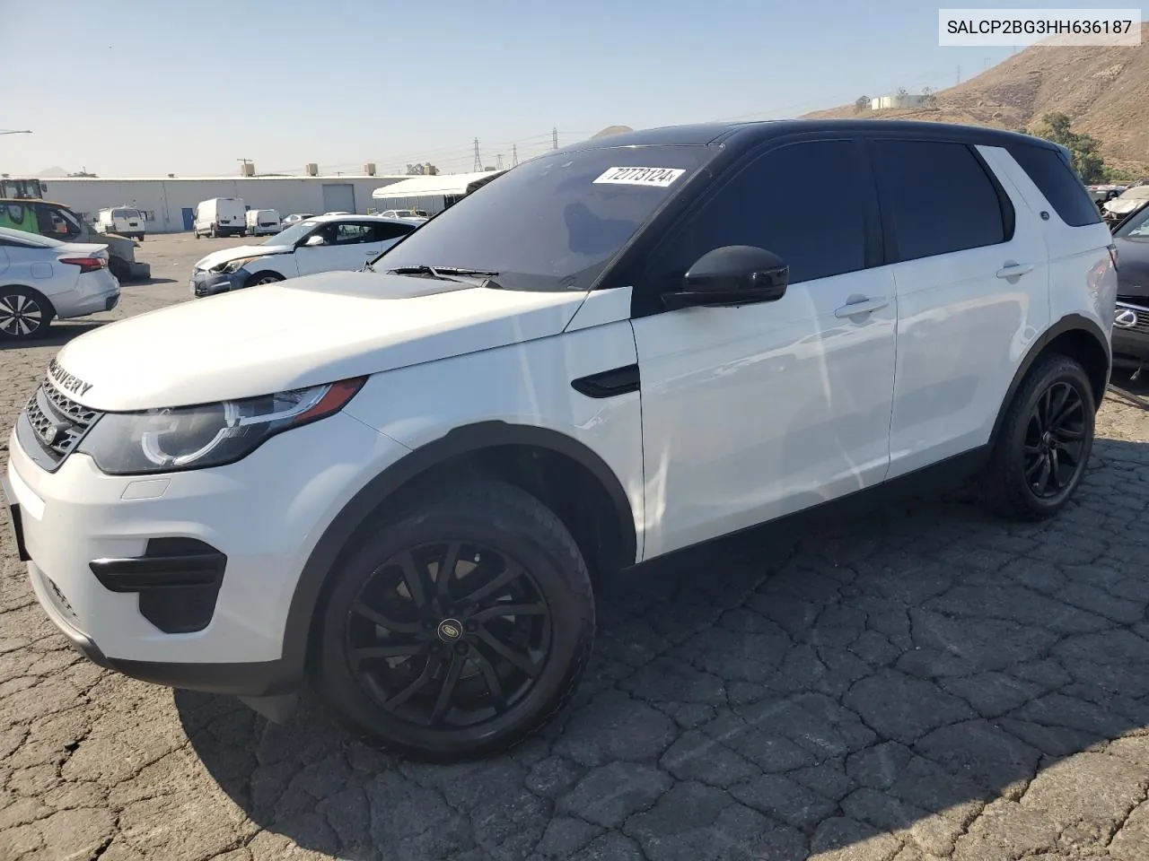 2017 Land Rover Discovery Sport Se VIN: SALCP2BG3HH636187 Lot: 72773124