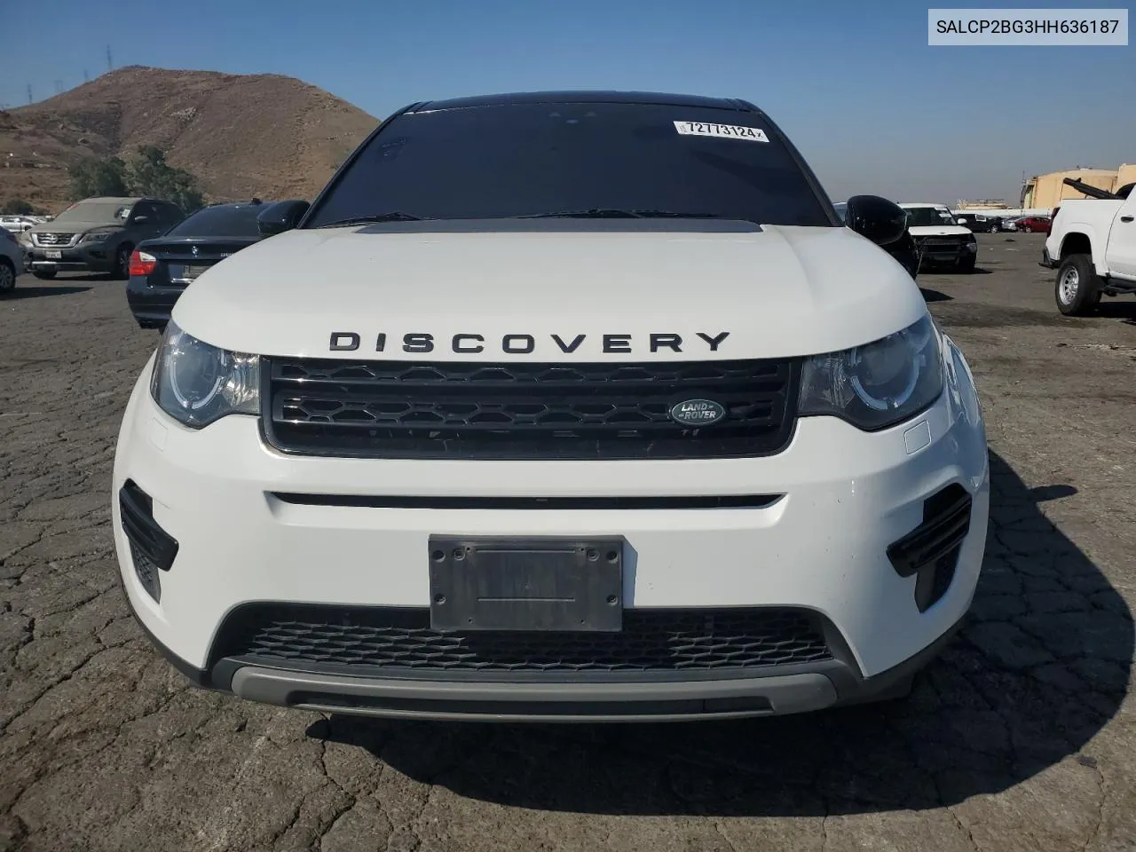 2017 Land Rover Discovery Sport Se VIN: SALCP2BG3HH636187 Lot: 72773124