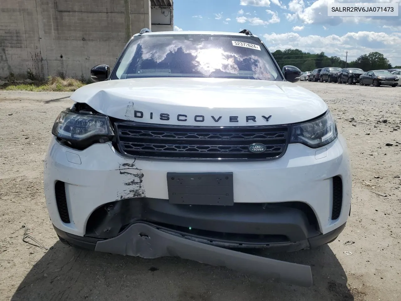 2018 Land Rover Discovery Hse VIN: SALRR2RV6JA071473 Lot: 52372624