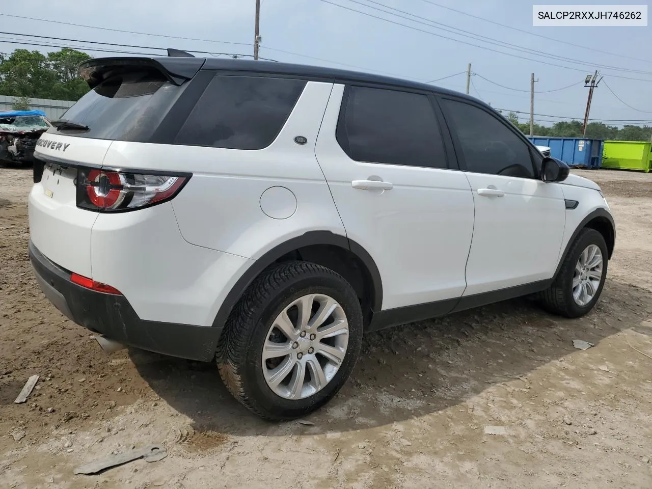 2018 Land Rover Discovery Sport Se VIN: SALCP2RXXJH746262 Lot: 53957504